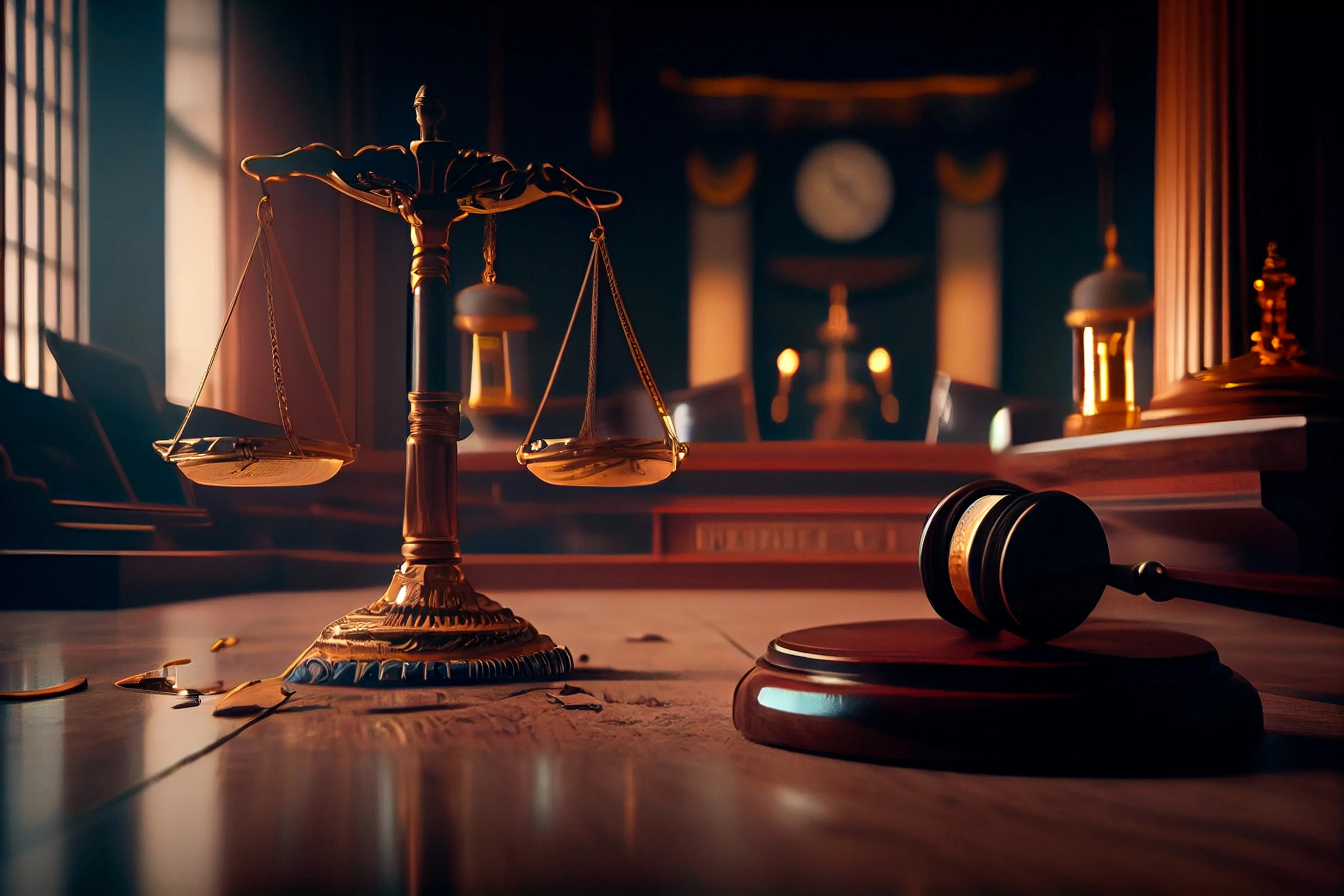 Family law attorney consulting with client